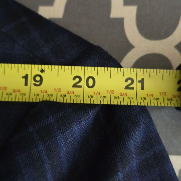 Enzo Tovare Blazer Mens 46R Blue Plaid Wool Sartorial AMF 2 Button Notch Lapel - Picture 15 of 16